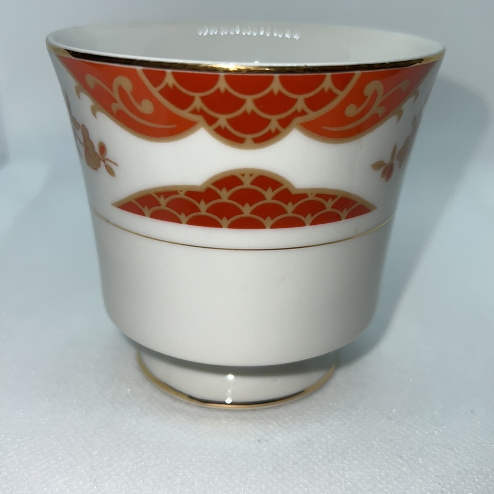 MIKASA EMPRESS FOOTED TEACUP AND SAUCER FINE CHINE VINTAGE L6009 - Picture 13 of 16